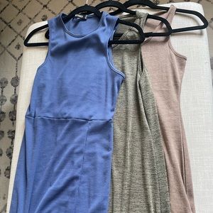 Bundle of 3 Midi Dresses. 2 misguided and 1 SHEIN.